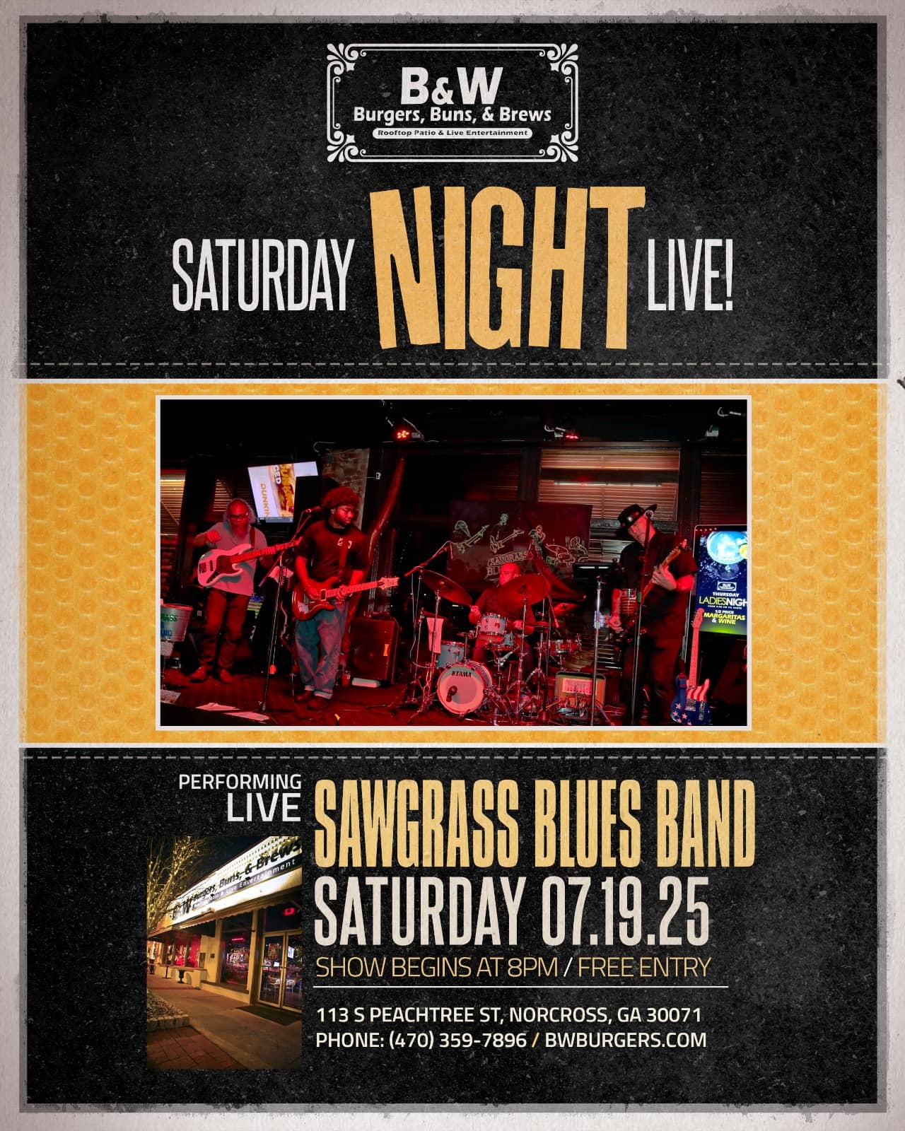 Sawgrass Blues Band – Free Event