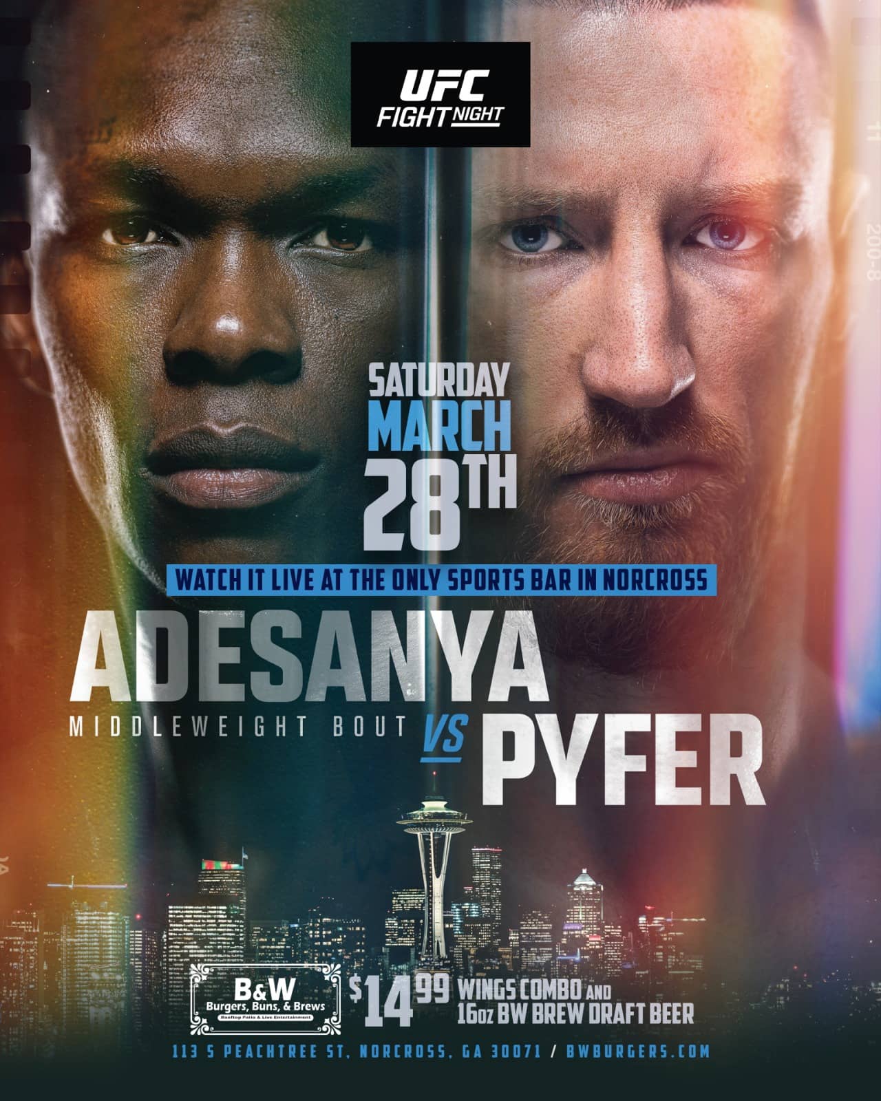 Adesanya vs. Pyfer