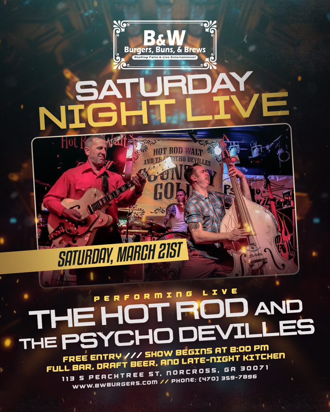 The Hot Rod and The Psycho Devilles - Free Event