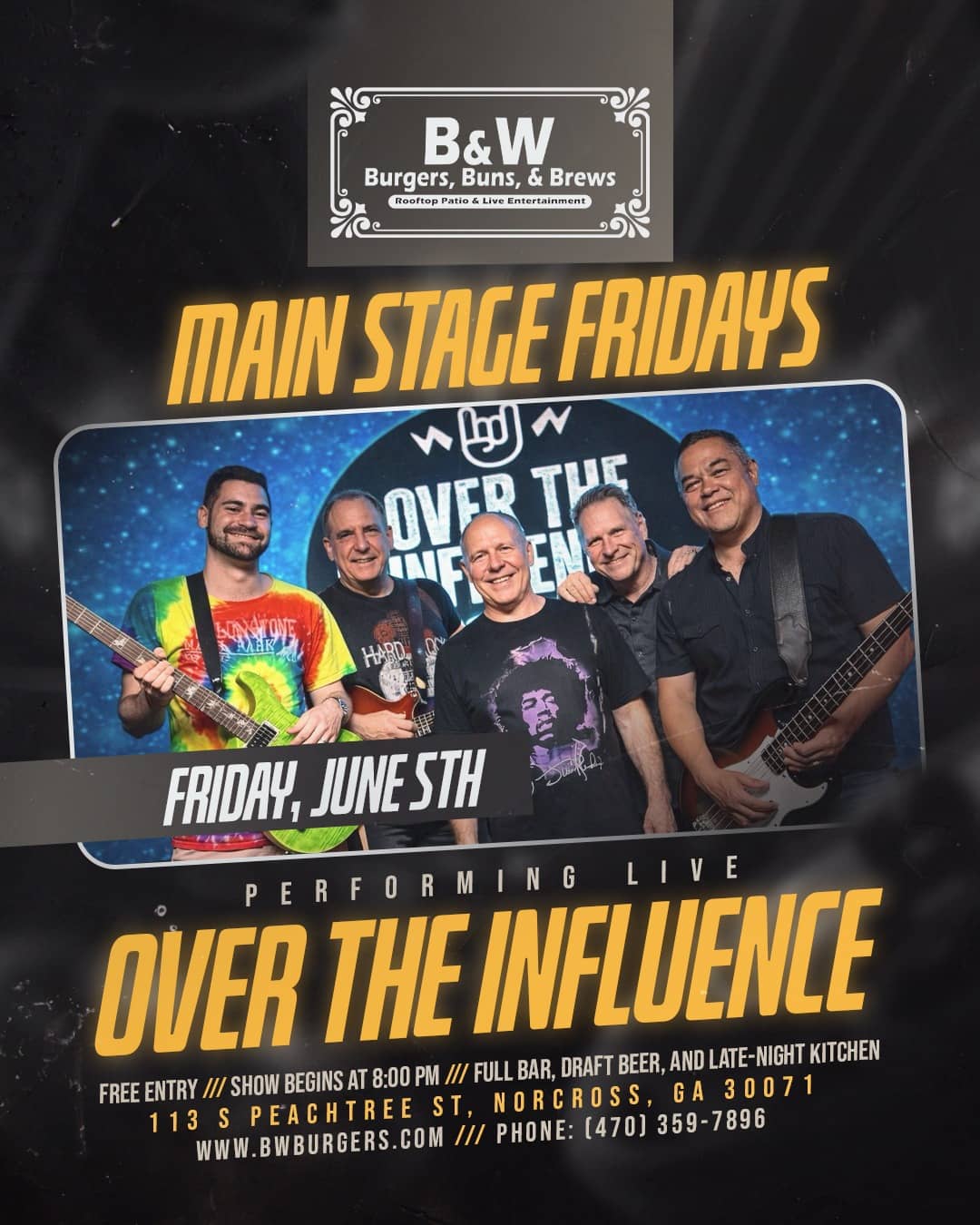 Over The Influence - Free Event