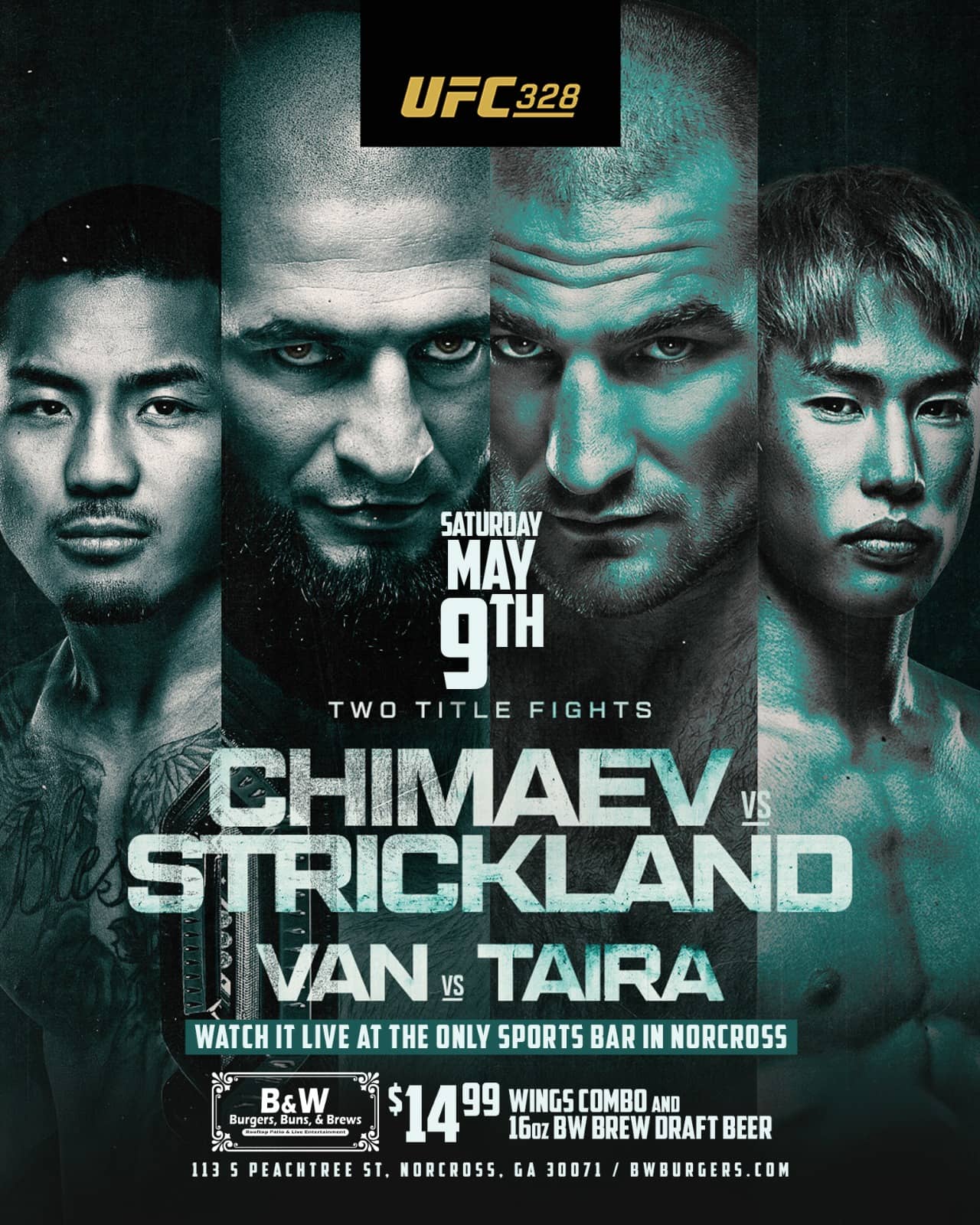 UFC 328 - Chimaev vs Strickland