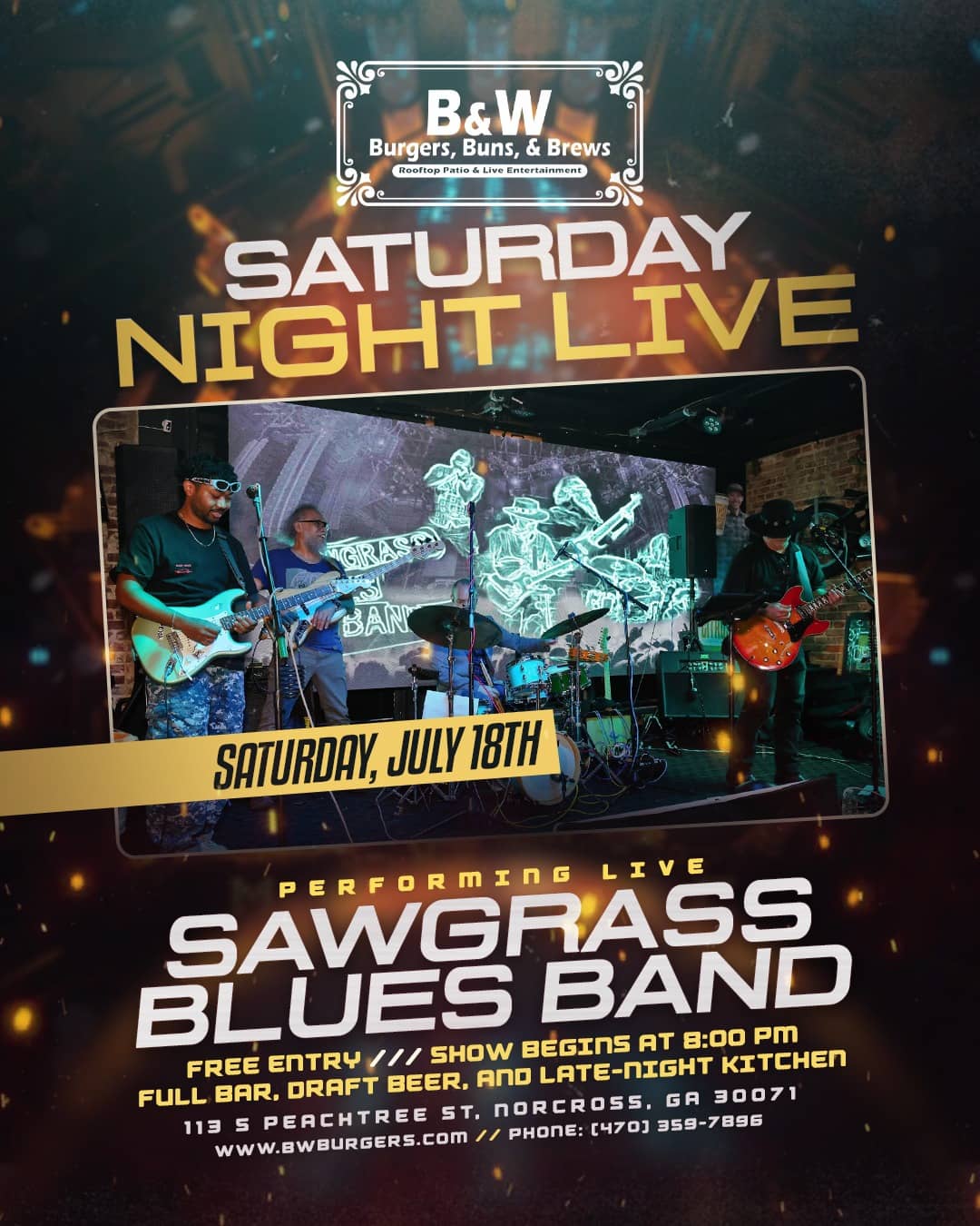 Sawgrass Blues Band Live