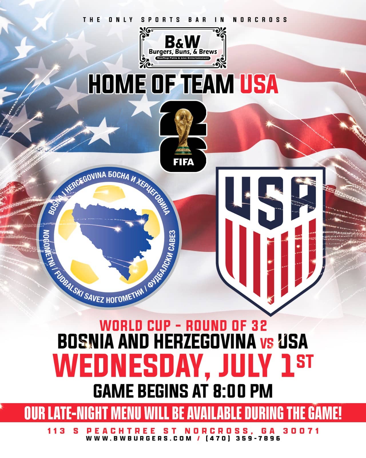 USA vs Bosnia & Herzegovina