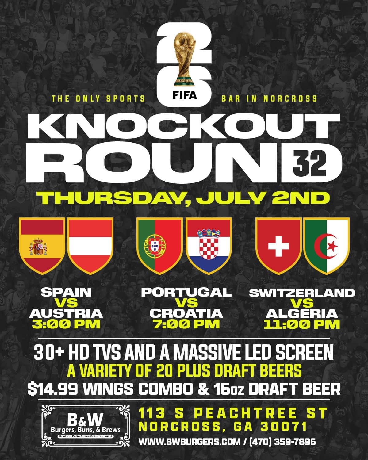 Knockout Round 32 - Thursday Night
