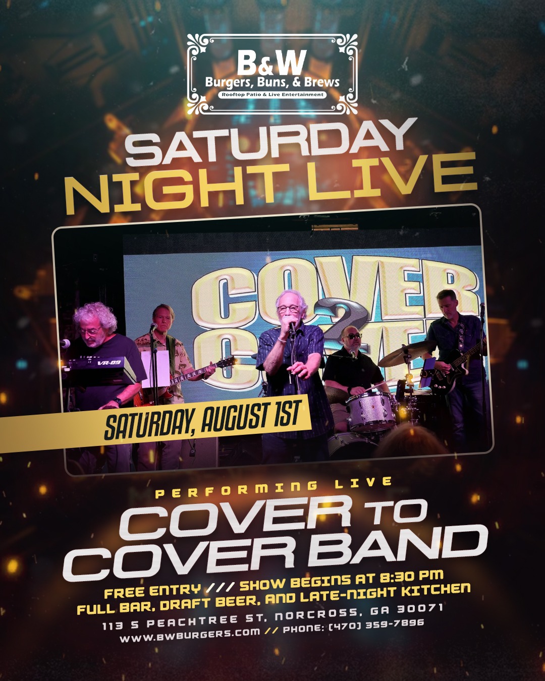Cover to Cover Band - Free Event