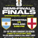 Argentina vs England Watch Party