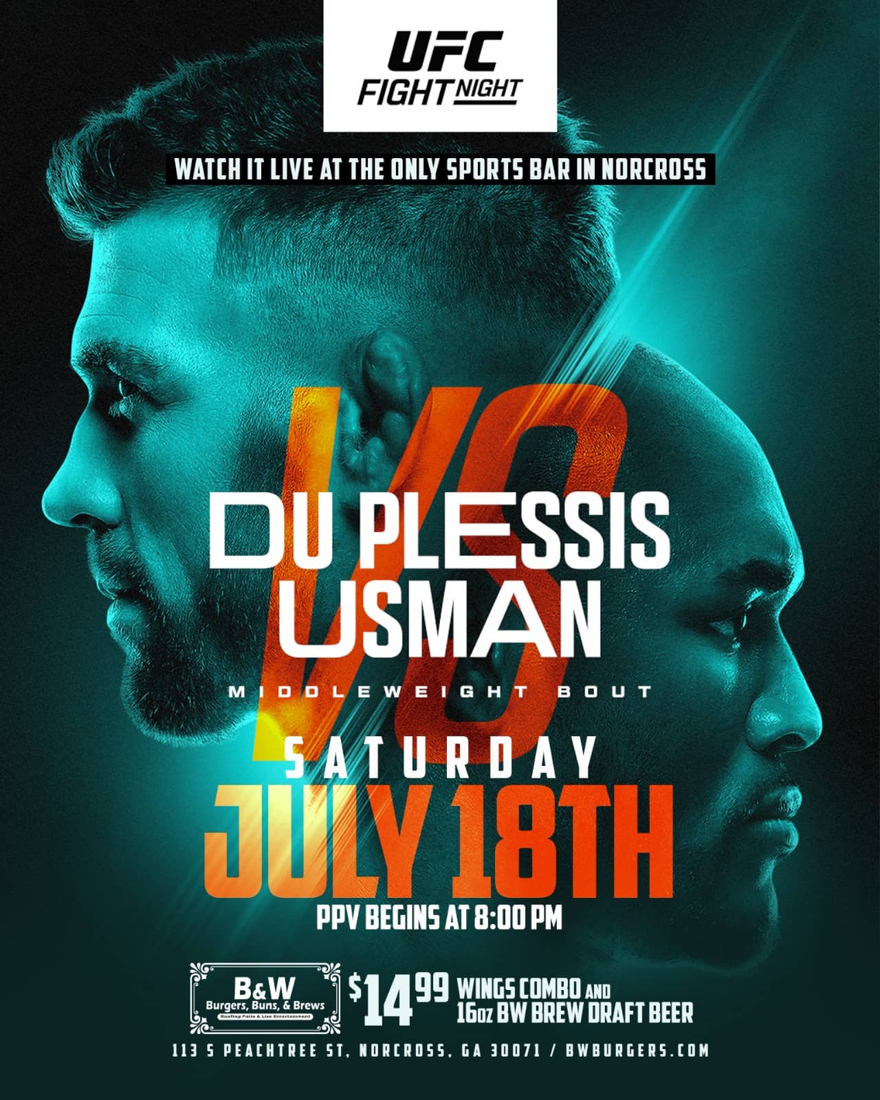 UFC Fight Night: Du Plessis vs. Usman