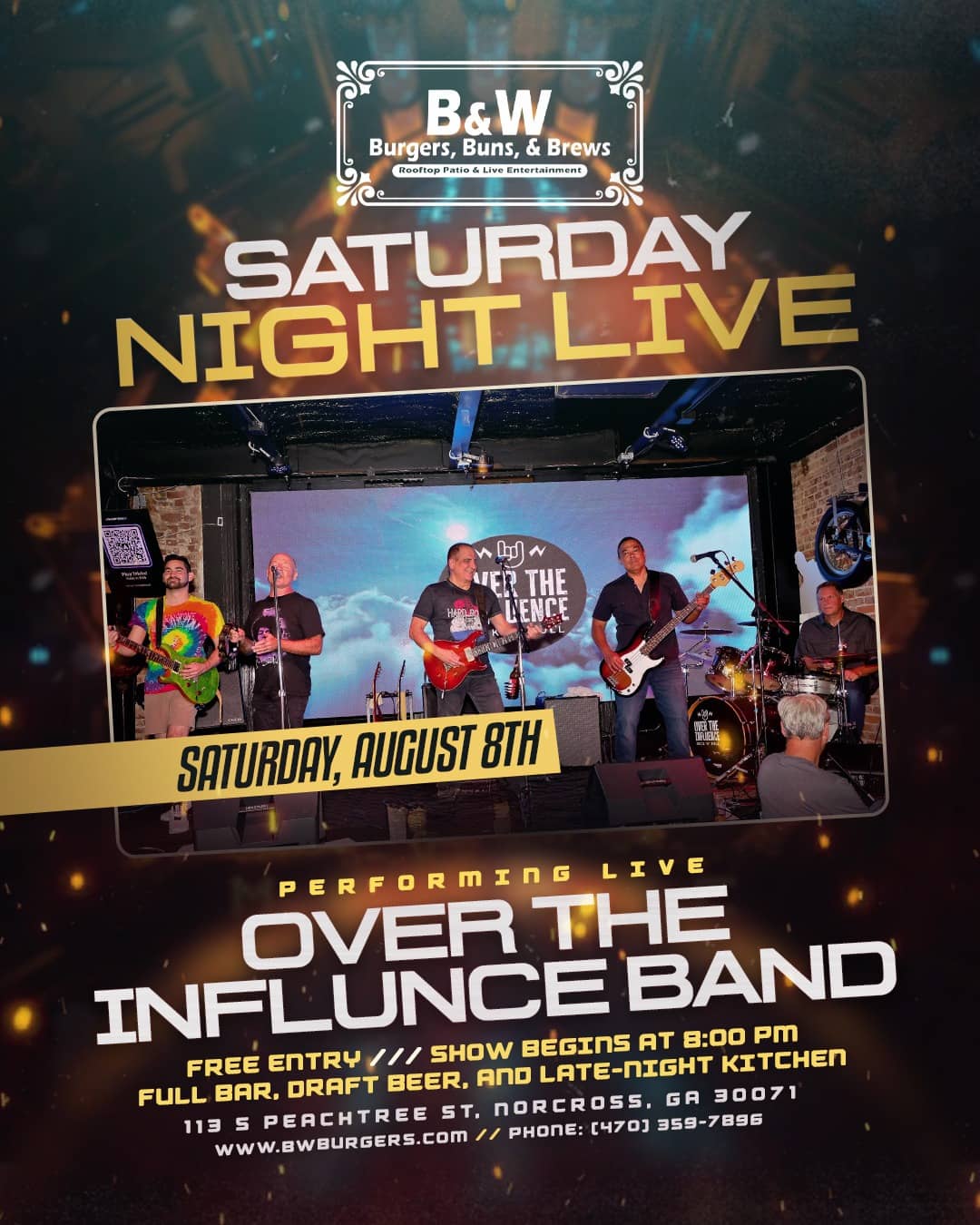 Over The Influence Band Live