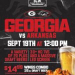 Georgia Bulldogs vs Arkansas