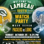 Packers vs Lions — Lambeau South Watch Party