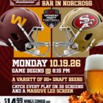 Commanders vs 49ers Watch Party