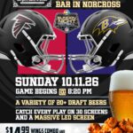 Falcons vs Ravens Watch Party